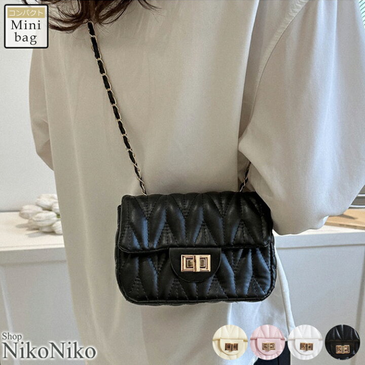 楽天市場】【全品送料無料！】ボールチェーン キルティング ショルダー  