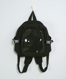 クリアポケット付き 推し活 ミニリュックサック【即納】スクールバッグ オタ活 推し活リュック 痛バッグ 痛リュック ライブ参戦 鞄 カバン かばん バッグ 大容量 無地 レディース 韓国 Y2Kファッション 韓国ストリート 流行り トレンド かわいい