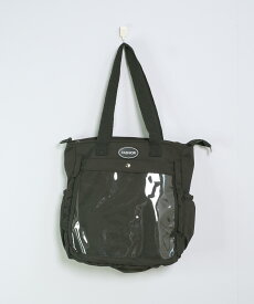 クリアポケット付き フリルトートバッグ【即納】韓国バッグ 旅行 オタ活 推し活グッズ ライブ参戦 カバン かばん ショルダーバッグ 肩掛けバッグ 大容量 無地 うちわ対応 レディース 韓国 Y2Kファッション 韓国ストリート 流行り トレンド かわいい