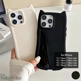 猫耳 マットフレーム スマホケース ma 【即納】iPhoneケース iPhoneカバー 12 13 14 15 16 ソフトケース 韓国スマホケース ネコ耳 ねこ耳 レディース 韓国 Y2Kファッション 韓国ストリート 流行り トレンド かわいい