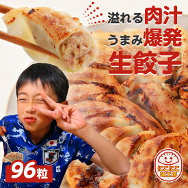 にこにこ餃子96個 国産豚肉 冷凍生餃子 餃子 ぎょうざ ギョウザ ギョーザ 冷凍食品 食品 惣菜 中華惣菜 点心 中華 中華点心 大人気冷凍商品 送料無料 プレゼント 人気
