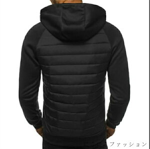 メンズ ゴルフウェア ゴルフジャケット ジャケット 春秋 ジップアップパーカー ゴルフ パーカー フード付き 長袖 薄手 スポーツ アウター