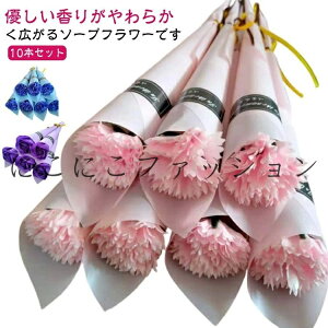 バラ イベント 母の日 10本入 ギフト バラフラワー カーネーション 1輪 ソープフラワー 送別会 入学 ウエディング 謝恩会 贈り物 プレゼント ソープフラワー 誕生日 お祝い 記念日 発表会 母
