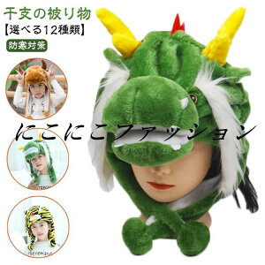 新年 着ぐるみ 被り物 帽子 辰年 年賀状 辰 龍 コスプレ 十二支 変装 かぶりもの 可愛い キャップ ぬいぐるみ 龍の帽子 パーティー 仮装 竜 おもしろ雑貨 暖かい 動物 辰年 撮影 小物 プレゼン