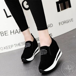 スニーカー レディース 厚底 歩きやすい 厚底スニーカー レディース スリッポン 身長アップ 美脚 インヒール キラキラ グリッター ヒールスニーカー 厚底 軽量 スニーカー ローカット 歩き