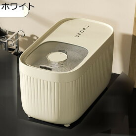 ペットフードストッカー 15kg ペットフード保存容器 pp+pet素材 米桶 大容量 密閉ドッグフードスットカー 犬猫 エサ入れ 残量確認可 透明可視化窓 小麦粉 虫除け ふた付き収納ジャー