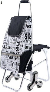 �֎q�t�� �V���b�s���O�J�[�g 6�� ��Ԕ��� �������J�[�g �A���~�� �K�i���o��� �É� �������g�����[ 100kg�ω׏d ����� �L�����[�J�[�g �y�� �V���b�s���O�o�b�O �܂肽���� ��e�� ���萫