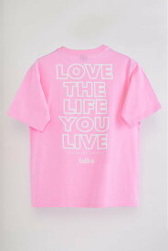 ＼ポイントUP！27(月)AM2時まで／【送料無料】 RadBlue ラッドブルー OE天竺 半袖メンズTシャツ LOVE THE LIFE NEW Tシャツ メンズ 半袖シャツ レッド ホワイト ベージュ S M L XL rad-ts010