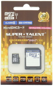 SuperTalent UHS-I Class10 �Ή� microSDHC�J�[�h 32GB