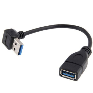 Cablecc USB 3.0 Type-A�I�X-USB 3.0 Type-A���X�����P�[�u��20cm 5Gbps 90�x (Down Angled)
