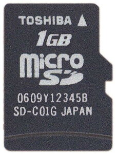 TOSHIBA microSD�������J�[�h