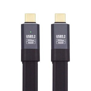 xiwai USB4 20Gbps �����P�[�u�� 50cm �^�C�vC �t���b�g�X���� FPC 100W �}���[�d�f�[�^�P�[�u�� 8K@60Hz 5K@60Hz USB4.0