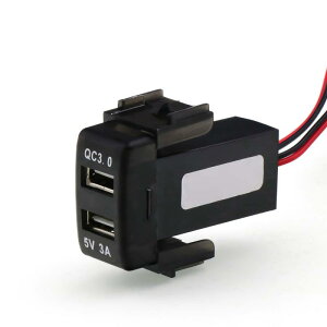Quick Charge 3.0 + 5V 3A 2USB�|�[�g�d���\�P�b�g �X�}�z�[�d�� Nissan���Y�Ԍn�p