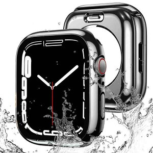AMAPC for Apple Watch �P�[�X 360�x�S�ʖh�� �o���h ���j�E�X�|�[�c��p �K���X�t�B���� ��̌^ applewatch �p �J�o�[ 360�t���{�f�B�h�� �A�b�v���E�H�b�` �P�[�X Apple Watch Series6/SE/5/