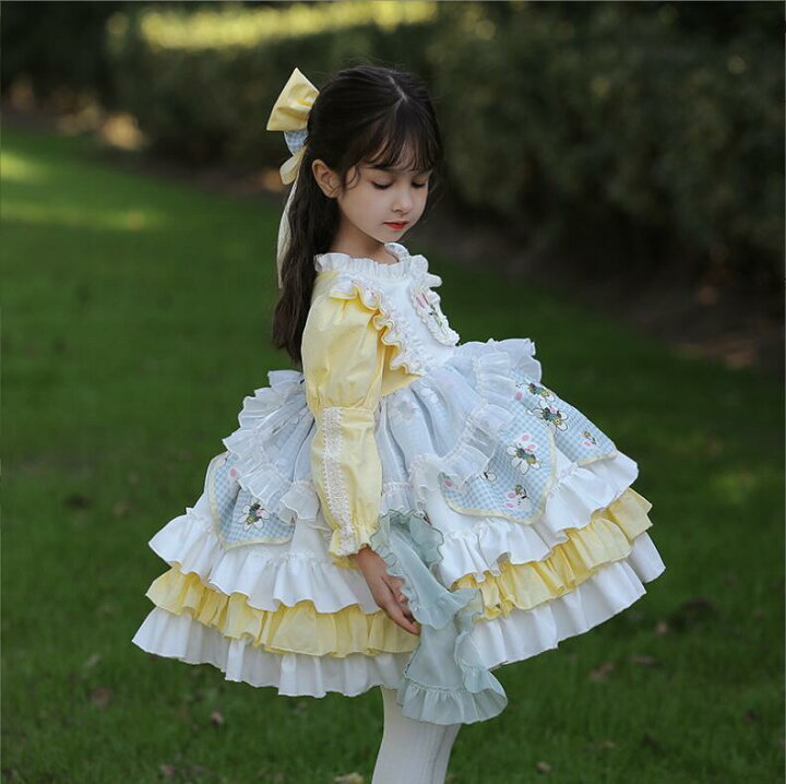 楽天市場】新品 子供 ワンピース 女の子 ロリータドレス ロリータ 