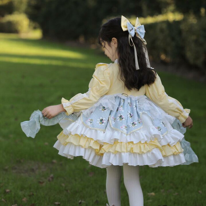 楽天市場】新品 子供 ワンピース 女の子 ロリータドレス ロリータ  