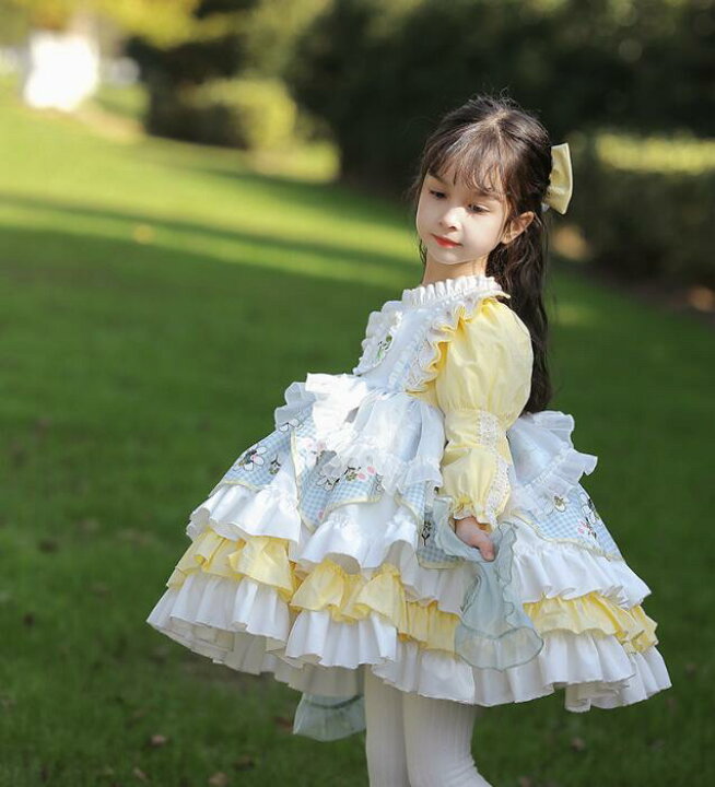 楽天市場】新品 子供 ワンピース 女の子 ロリータドレス ロリータ  