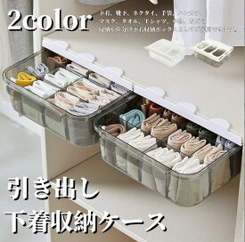 下着収納ケース 靴下収納ボックス 引出し収納 仕切り 整理整頓 片付け 透明 省スペース 靴下/パンツ/衣類 収納 多機能 小物整理 大容量