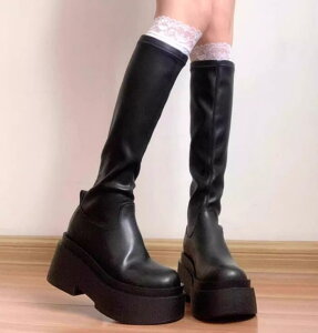 インヒール ロングブーツ レディースブーツ ウエスタンブーツ ジョッキーブーツ エンジニアブーツ ハイヒール 厚底靴 ニーハイブーツ サイドゴアブーツ ブーティー フラット靴 ぺたんこ 女