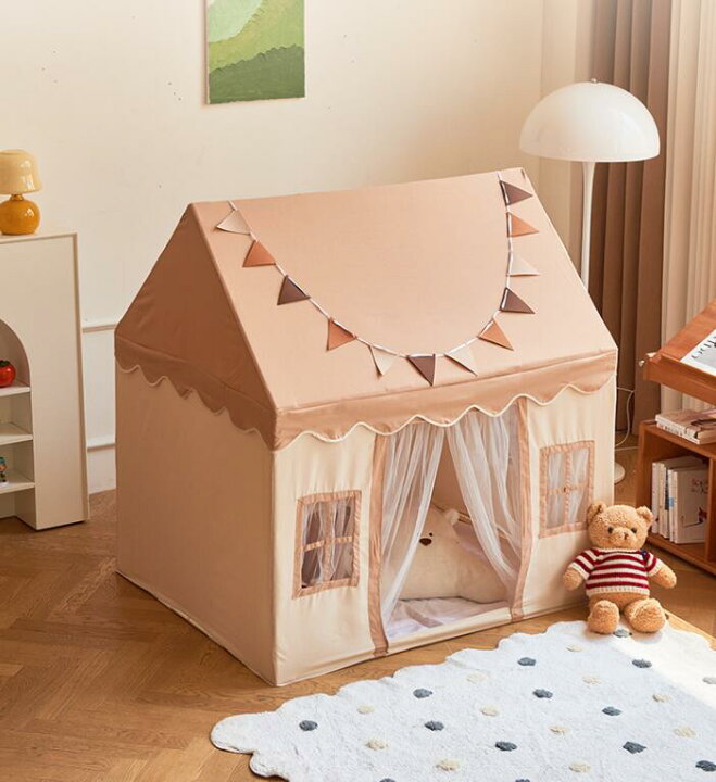 楽天市場】【送料無料】 室内室外 キッズテントハウス 睡眠テント ゲームハウス 子供テント 秘密基地 隠れ家 プリンセステント 子供部屋 おもちゃ  出産祝い 小学生 子供の日 クリスマス 新年 プレゼント 折りたたみ プレイテント 簡易テント 男の子 女の子 独立空間 知育 ...