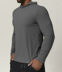 【S~2XL】コンプレッションウェア フィットネス トレーニングウェア 長袖 Tシャツ コンプレッション シャツ フード付き メンズ スポーツウェア 吸汗速乾 ランニングウェア ジョギング 筋トレ