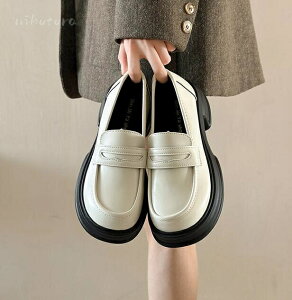 ローファー 厚底靴 パンプス レディース オックスフォードシューズ スリップオン 大人 学生 女子 靴 歩きやすい 革靴 スクエアトゥ チャンキーヒール 4cmヒール フォーマルシューズ ジュニア