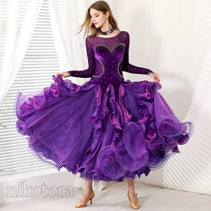 楽天市場】社交ダンスドレス スタンダード モダンダンス 高品質  