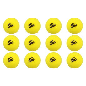 [GP] 野球 バッテイング練習用 スポンジボール (42mm) 12個入り 12個入り 自宅練習可能なやわらかタイプ