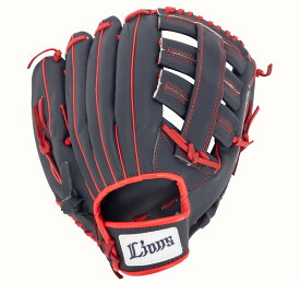 [埼玉西武ライオンズ 公式グッズ] 軟式野球用グローブ (高学年-大人用 / 12.5インチ 右投げ) オールラウンド ブラック