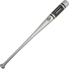 [GP] 軟式野球用 木製 バット 中学生〜一般用 (85cm) 練習用 実打可能タイプ ブラック/ ゴールド / シルバー