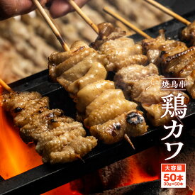 1ケース当たりどーんと50本!!ジュワッと 鶏皮串 食品 肉 鶏肉 業務用 お買い得 焼く前の串 やきとり bbq バーベキュー 串