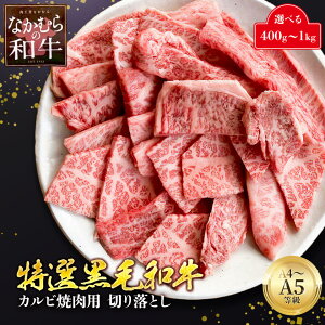 20%OFFクーポン有 特選 カルビ 切り落とし 焼肉用 A4 A5 等級 黒毛和牛 400g 600g 800g 1kg 霜降り 赤身 焼肉 カット 和牛 バラ モモ ウデ 肩 早割 送料無料 誕生日 お返し 贈答用 お祝い 内祝い 贈り