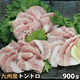 九州産 トントロ 計900g(300g×3パック) 豚肉 国産 国内産