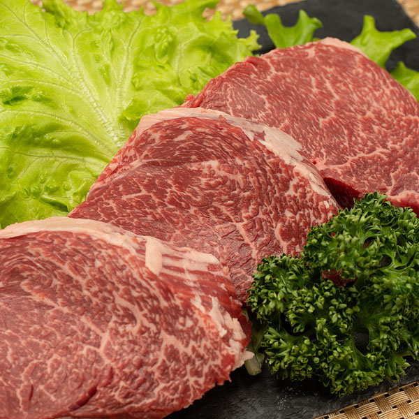 楽天市場】黒毛和牛 ランプステーキ 約100g×3枚 : 肉工房志方