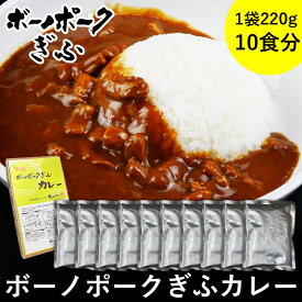 ご当地 グルメ 保存食 ボーノポークぎふ カレー 220g×10食岐阜県 国産豚 ポークカレー レトルト カレー 常温保存 非常食 取り寄せ 常温保存 惣菜 ソロキャン 豚カレー スパイス お取り寄せ ご当地カレー 備蓄 令和 後払い