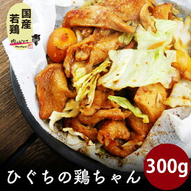 国産若鶏使用 鶏ちゃん 300g 肉のひぐちオリジナル 冷凍 国産若鶏 鶏卵 キンカン ケイちゃん けいちゃん 岐阜郷土料理 おかず つまみ