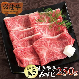 お中元 肉 ギフト プレゼント 2025 内祝い お返し 出産祝い 冷凍 すき焼き 焼き肉 常陸牛 A5 みすじ 250g 2人前 希少部位 箱入り 誕生日プレゼント 食べ物 5000円 6000円 結婚 御中元 お鍋 贈答 あす楽 お中元