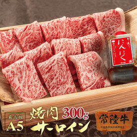 ギフト プレゼント 2025 お肉 常陸牛 A5 霜降り サーロイン 300g 手造りタレ付き 焼肉セット 誕生日プレゼント 10000円 内祝い 出産祝い お返し お祝い 食べ物 冷凍 結婚 茨城