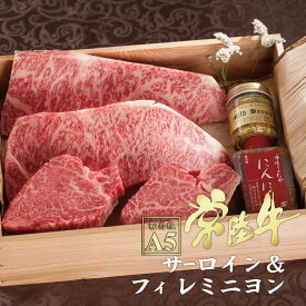 父の日 肉 ステーキ 肉ギフト 父の日ギフト プレゼント 誕生日プレゼント 食べ物 常陸牛 A5 サーロイン フィレミニヨン ステーキ 各2枚入りヒレ ヒレ肉 ステーキ ギフト 肉 和牛 お中元 内祝い お返し 結婚 出産祝い