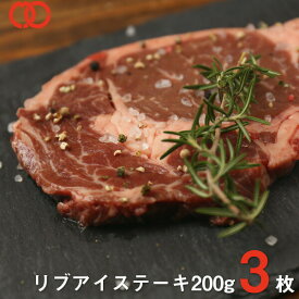 ステーキ肉リブアイステーキ（200g×3枚）リブロースステーキ アウトレット 処分 サンプル 仕送り お弁当 子供 時短ごはん 単身赴任 食事 食べ物 業務用 おかず 家庭用 BBQ バーベキュー 食材 御歳暮