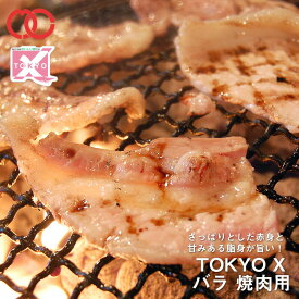 【 送料無料 】TOKYO X バラ焼肉 (600g) 【 幻の豚肉 東京X トウキョウエックス 贈り物 プレゼント 豚肉 バラ 焼肉 焼き肉 BBQ バーベキュー 】 子供 時短ごはん 単身赴任 食事 食べ物 家庭用 プレゼント BBQ バーベキュー 食材