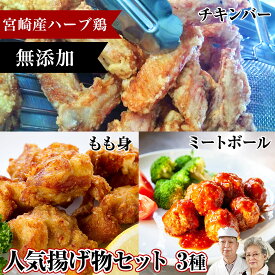 パーティ セット（唐揚げ・チキンバー・ミートボール）Mサイズひな祭り 国産 手作り 惣菜 総菜 セット おかず 簡単おかず お中元 弁当 保存 冷凍 冷凍食品 ギフト グルメ お取り寄せ カラアゲ 詰め合わせ プレゼント カードつまみ 肉 加工品 ゴルフコンペ 景品 肉