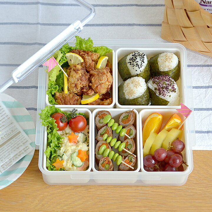 楽天市場 松花堂 呉竹 5p 日本製 国産 角型 2 7l パッキン シンプル 1段弁当 汁もれしない 中子付き 運動会 お弁当 お弁当箱 弁当箱 ランチボックス ピクニックボックス 蝶プラ工業 インテリア雑貨の にくらす