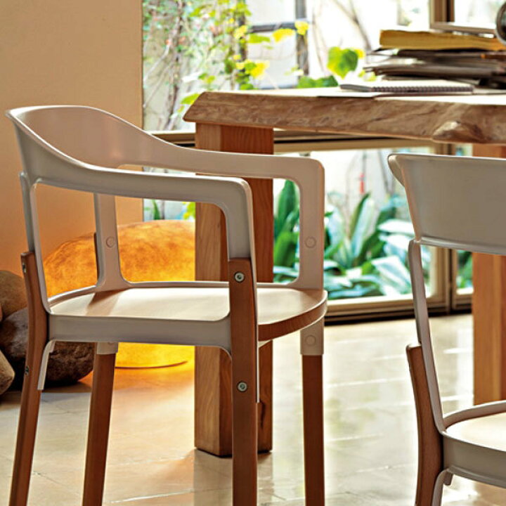楽天市場】マジス ダイニングチェア STEELWOOD CHAIR スティールウッド  