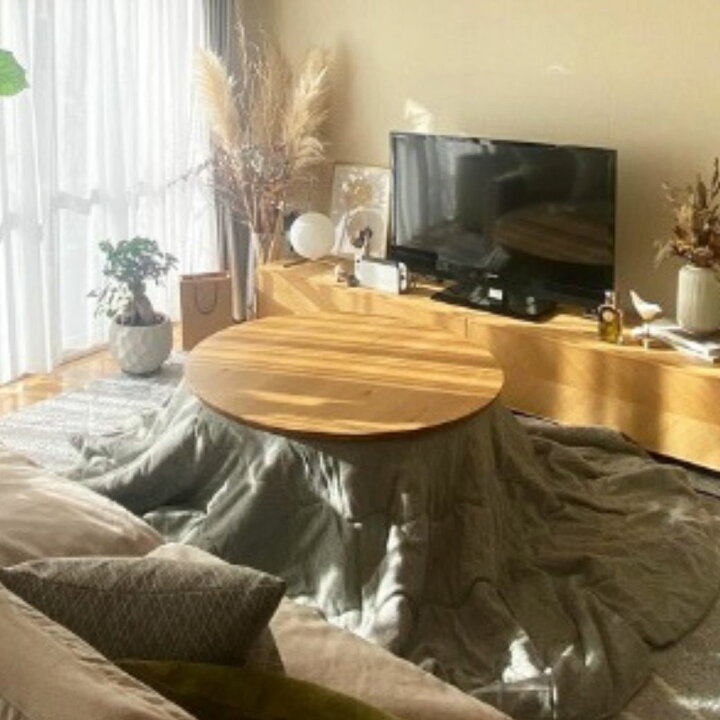 楽天市場】＜期間中P15倍＞Wells oak kotatsu tableウェルズオーク 