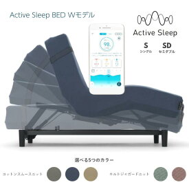 アクティブスリープベッド + マットレス Wモデル シングル セミダブル アナライザー搭載 パラマウントベッド Active Sleep BED Paramount Bed