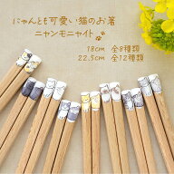 田中箸店 ニャンモニャイト こども 箸 18.0cmメール便対応 お箸 箸 箸箱 カトラリー 天然木 おしゃれ か…