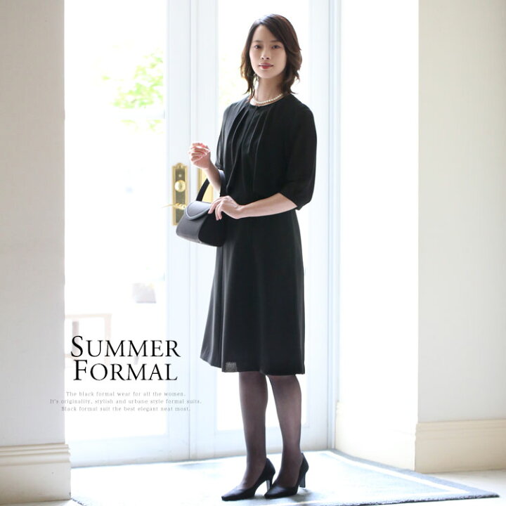 楽天市場】ブラックフォーマル 夏用 レディース 喪服 礼服 洗える  