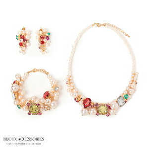 ビジュー ネックレス ピアス セットの人気商品 通販 価格比較 価格 Com
