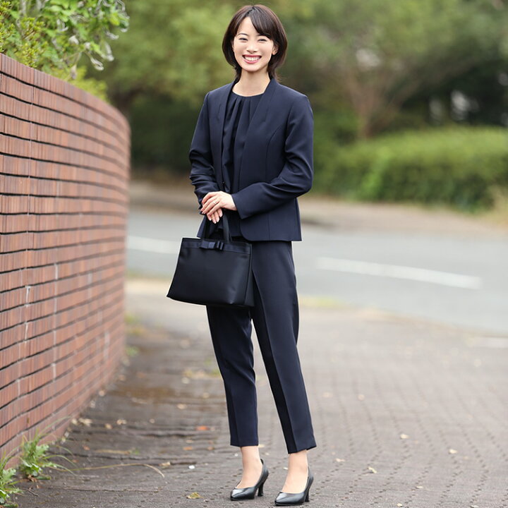 楽天市場】入学式 スーツ ママ レディース ジャケット パンツ 通勤 秋  